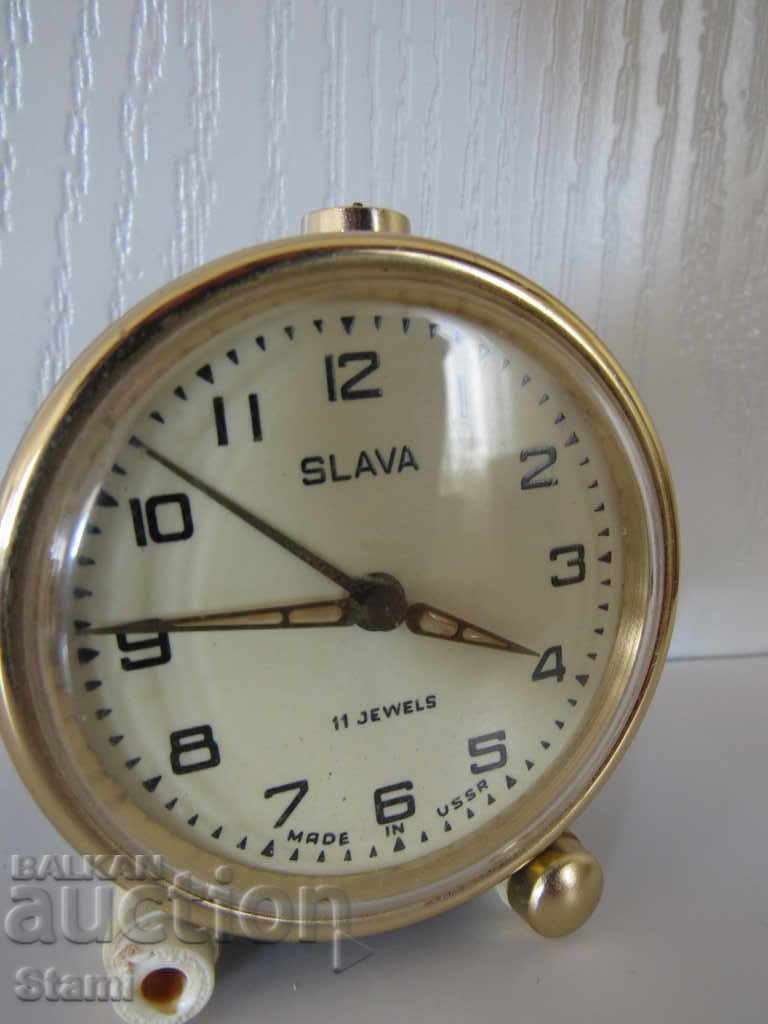 Soviet alarm clock from the 80s of the twentieth century Glory with price 24.00 BGN | € 12.27 Soviet alarm clock from the 80s of the twentieth century Glory with price 24.00 BGN | € 12.27
