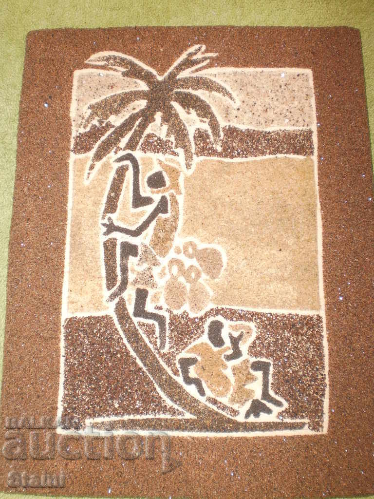 Picture of sand from Africa-On / under / the palm tree with price 52.00 BGN | € 26.59
