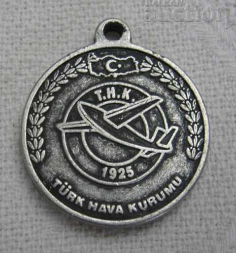 THK TURKISH AERONAUTICAL ASSOCIATION TURKEY MEDAL BADGE - 5 THK TURKISH AERONAUTICAL ASSOCIATION TURKEY MEDAL BADGE - 5
