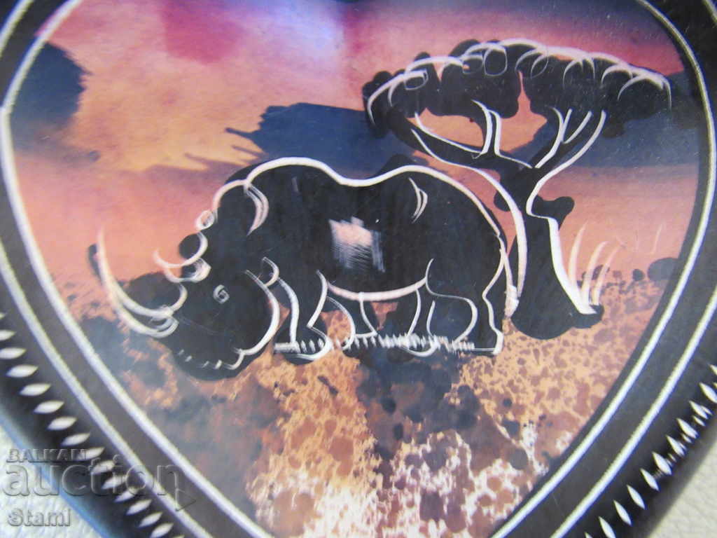 Καρδιακού διακοσμητικό μπολ με σαπούνι πέτρα-BIG 5-ζέβρα με τιμή 29.00 BGN | € 14.83 Καρδιακού διακοσμητικό μπολ με σαπούνι πέτρα-BIG 5-ζέβρα με τιμή 29.00 BGN | € 14.83