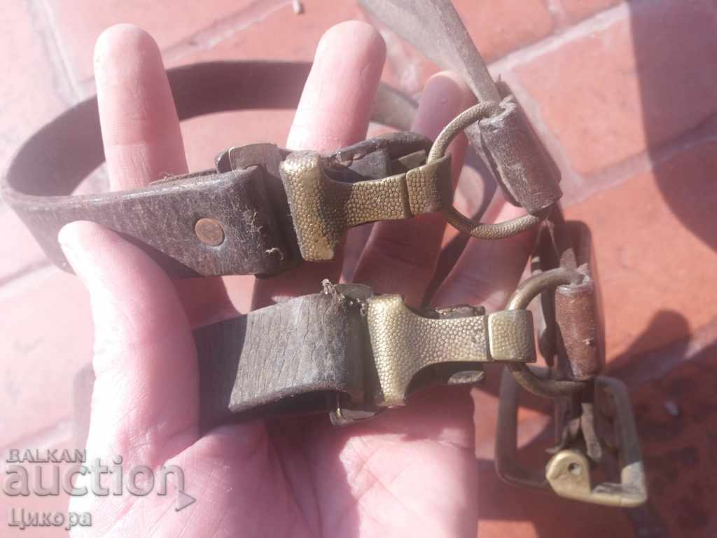 Old Officer's Military Belt, Tsar's, With Shoulder Straps with price 60.00 BGN | € 30.68 Old Officer's Military Belt, Tsar's, With Shoulder Straps with price 60.00 BGN | € 30.68