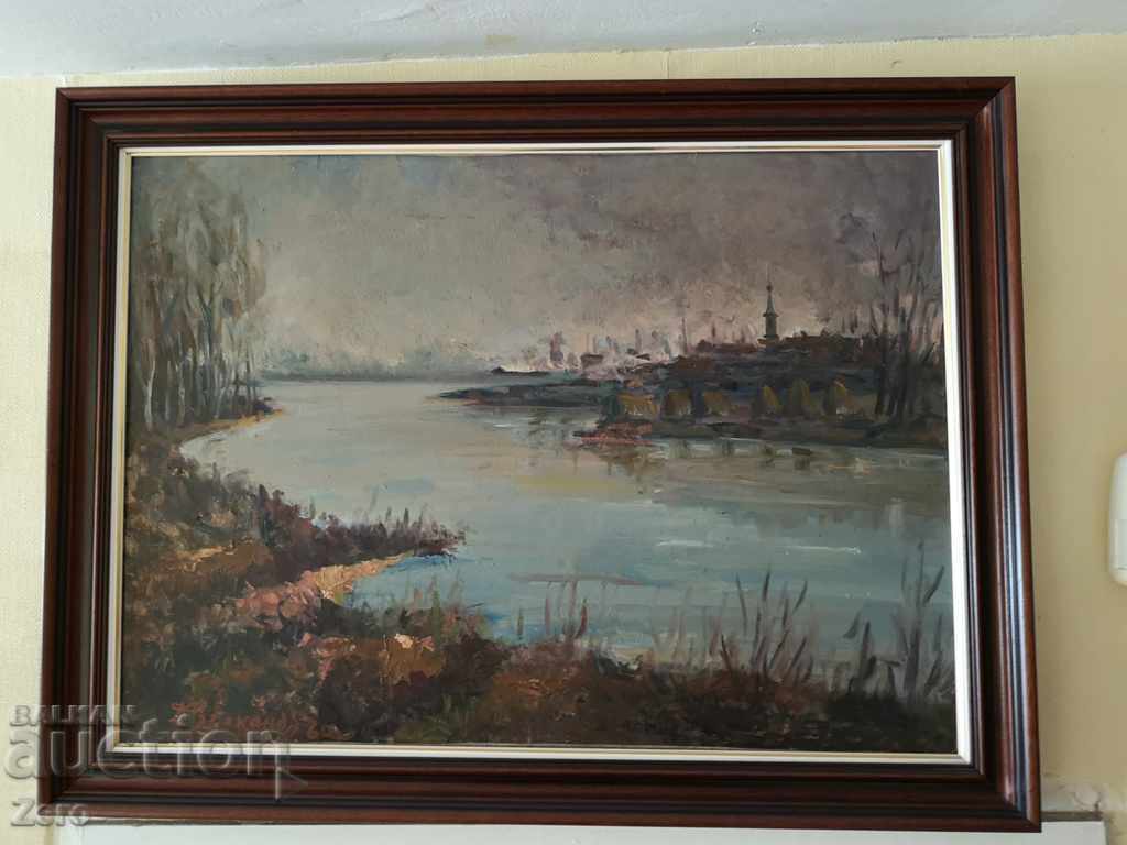 Dimitar Valkanov Old Painting Oil Paints