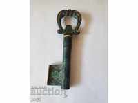 old bronze corkscrew opener