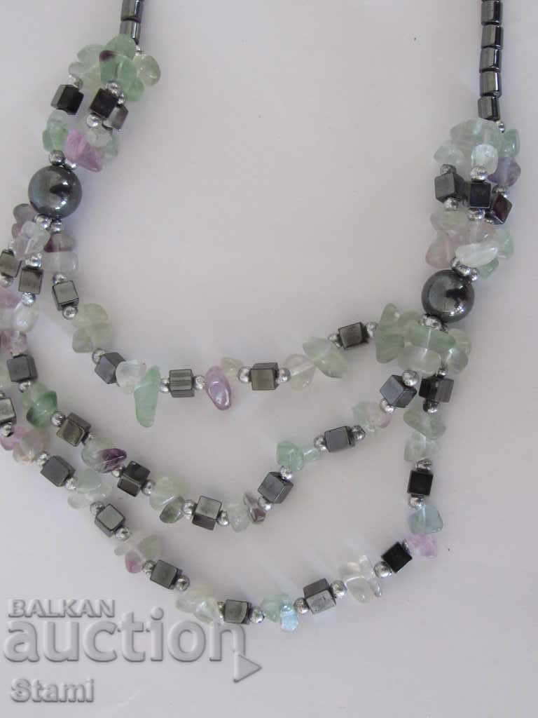 Fluorite necklace with price 32.00 BGN | € 16.36 Fluorite necklace with price 32.00 BGN | € 16.36