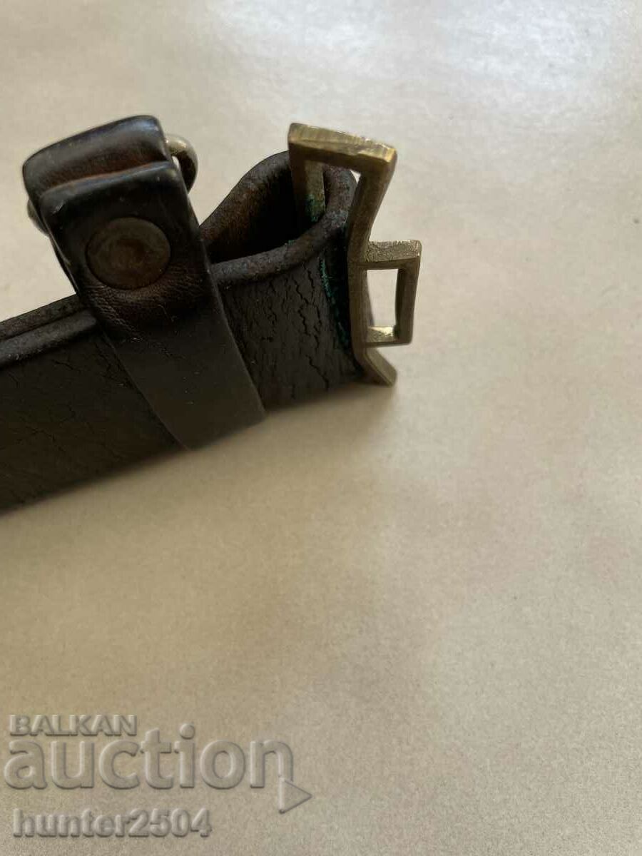 Auction Belt - leather, royal Auction Belt - leather, royal