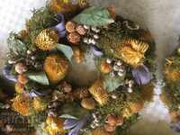 EASTER WREATH NATURAL DRIED FLOWERS
