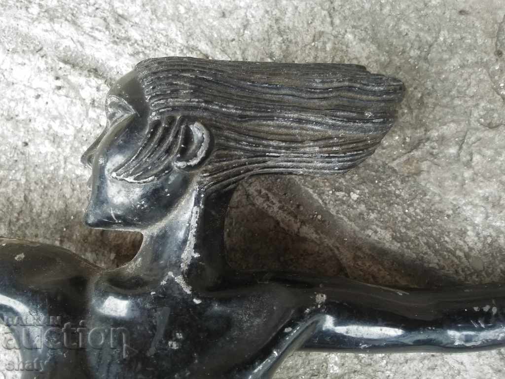 Auction Old metal sculpture. Car emblem. Auction Old metal sculpture. Car emblem.