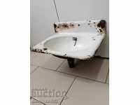 Enamelled washbasin, cast iron sink enamel water tank