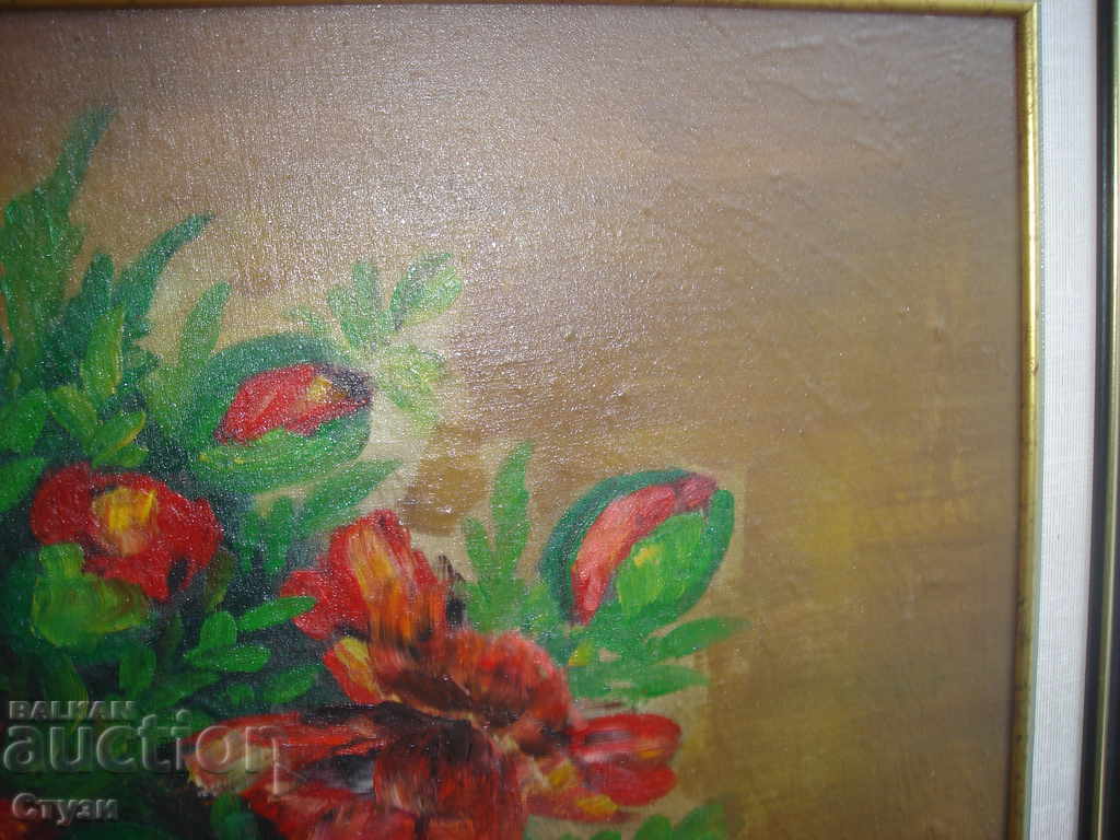 Πίνακας του συγγραφέα «Παπαρούνες», λάδι, 36,5x64,5 εκ - 5 Πίνακας του συγγραφέα «Παπαρούνες», λάδι, 36,5x64,5 εκ - 5