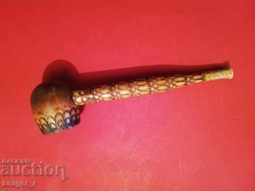 Old wooden pipe - 6