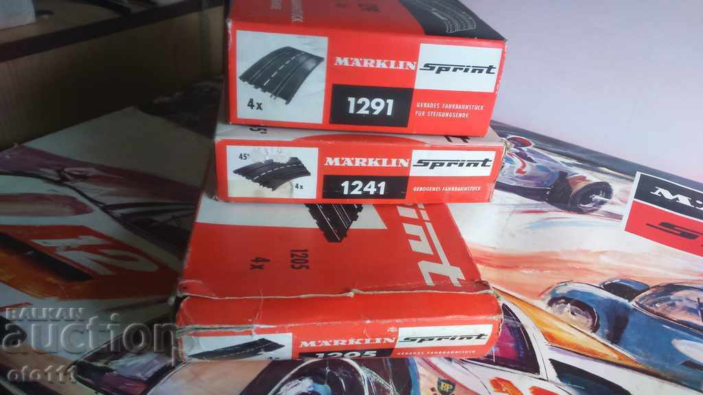 OLD GERMAN TOY TRACK - AUTOWAY - MARKLIN SPRINT with price 100.00 BGN | € 51.13 OLD GERMAN TOY TRACK - AUTOWAY - MARKLIN SPRINT with price 100.00 BGN | € 51.13