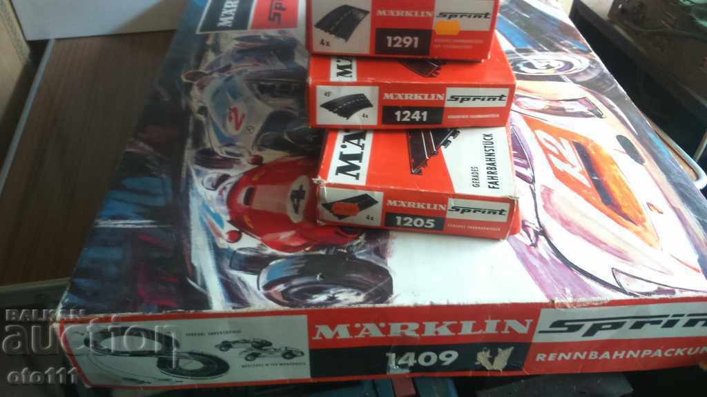 OLD GERMAN TOY TRACK - AUTOWAY - MARKLIN SPRINT - 7 OLD GERMAN TOY TRACK - AUTOWAY - MARKLIN SPRINT - 7