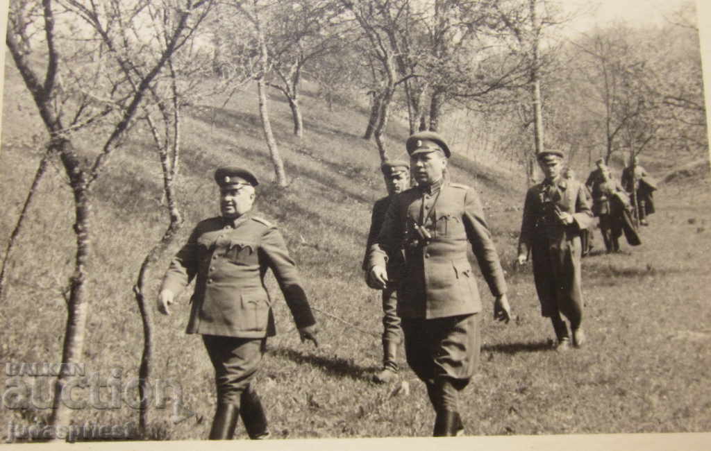 Kingdom of Bulgaria photo of Bulgarian Royal Generals and pilot