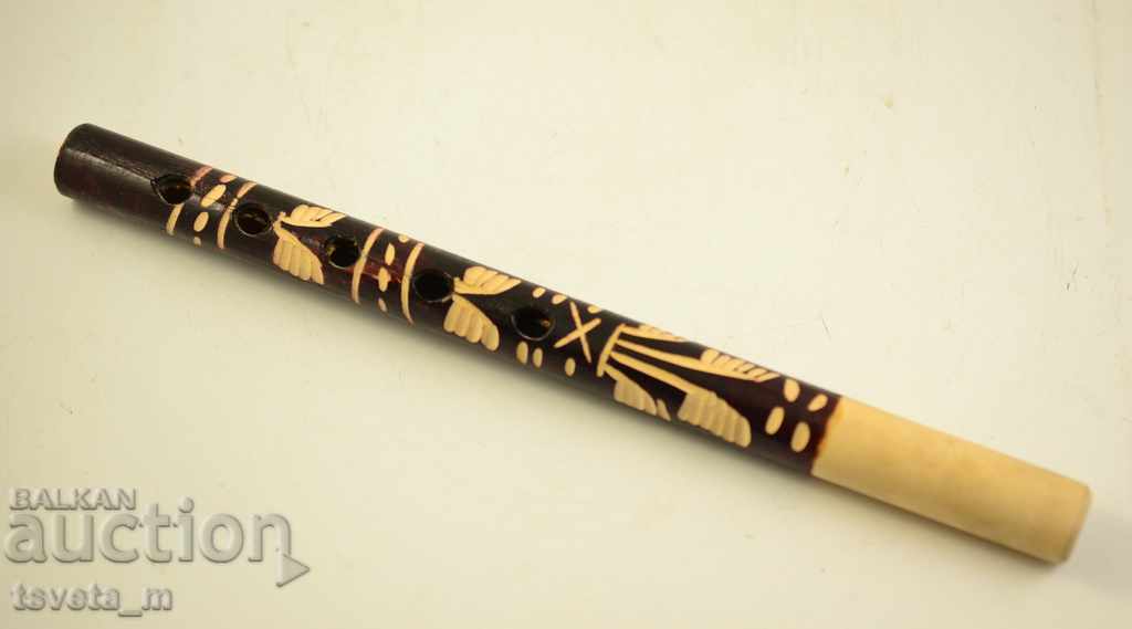 A wooden whistle A wooden whistle