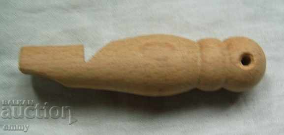 Wooden old wood whistle with price 5.00 BGN | € 2.56