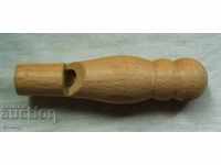 Wooden old wood whistle