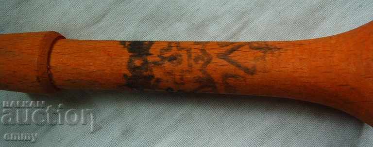 Wooden old wood whistle 10 cm - 5