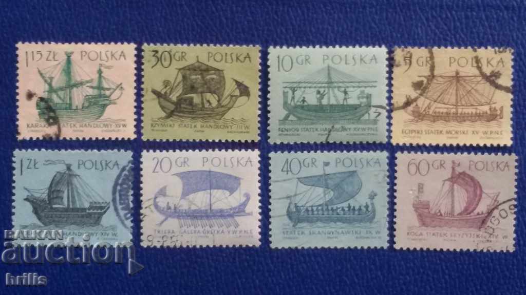 ПОЛША - ДРЕВНИ ВЕТРОХОДНИ КОРАБИ с цена 1.65 лв. | € 0.84 ПОЛША - ДРЕВНИ ВЕТРОХОДНИ КОРАБИ с цена 1.65 лв. | € 0.84