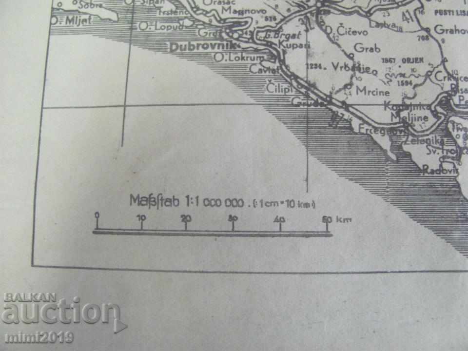 Auction  1941 World War II Original Military Map Germany
