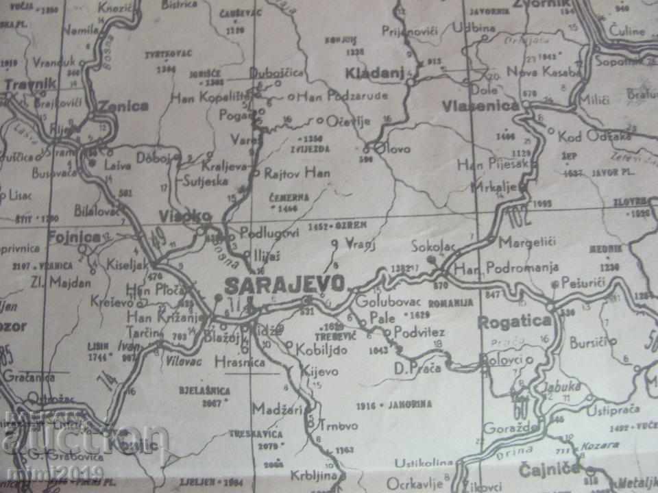 1941 World War II Original Military Map Germany - 7