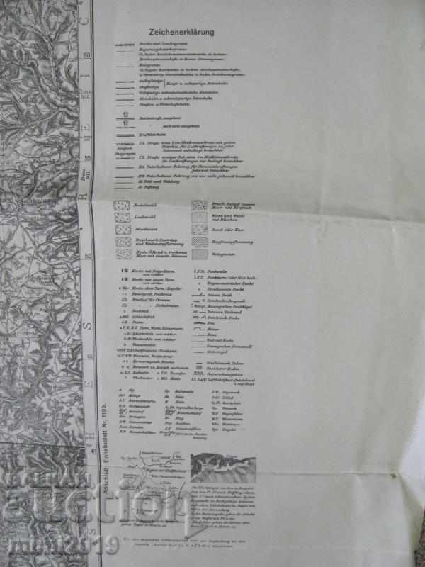 Auction  World War II Original Military Map France