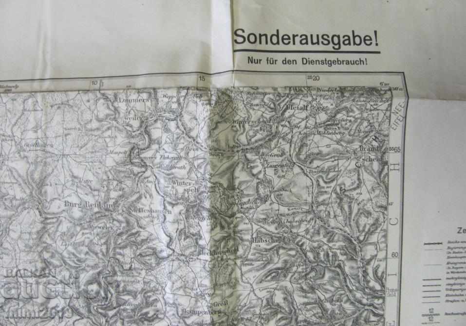 World War II Original Military Map France - 6