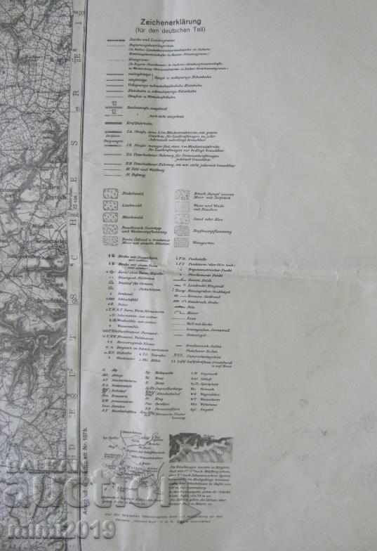 Delivery of World War II Original Military Map France Delivery of World War II Original Military Map France