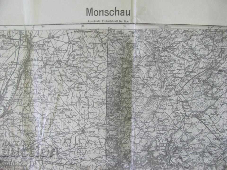 World War II Original Military Map France - 5 World War II Original Military Map France - 5