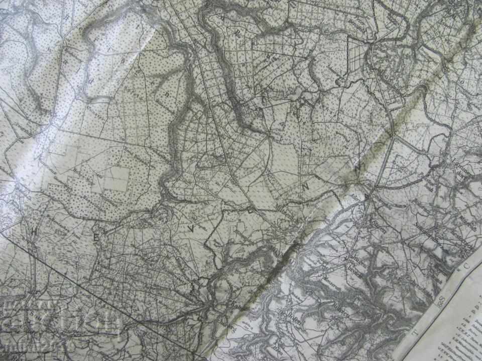 World War II Original Military Map France - 7 World War II Original Military Map France - 7