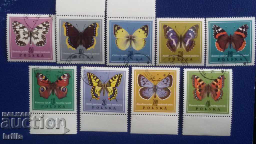 POLAND 1967 - FAUNA, BUTTERFLY SPECIES with price 3.50 BGN | € 1.79 POLAND 1967 - FAUNA, BUTTERFLY SPECIES with price 3.50 BGN | € 1.79