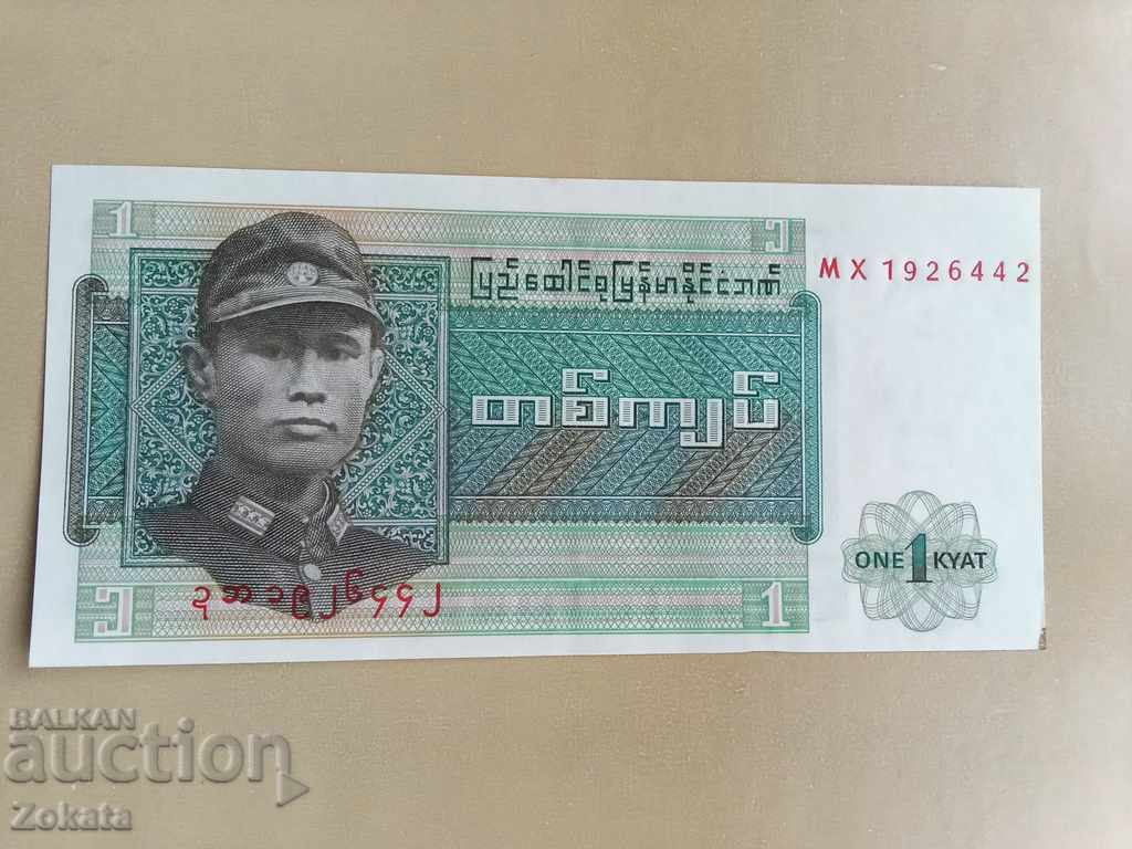 Banknote Burma