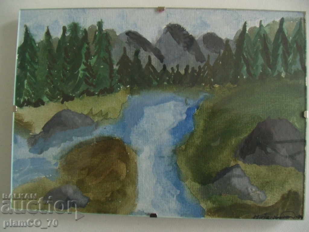 № * 5166 old small picture with frame with price 10.00 BGN | € 5.11 № * 5166 old small picture with frame with price 10.00 BGN | € 5.11