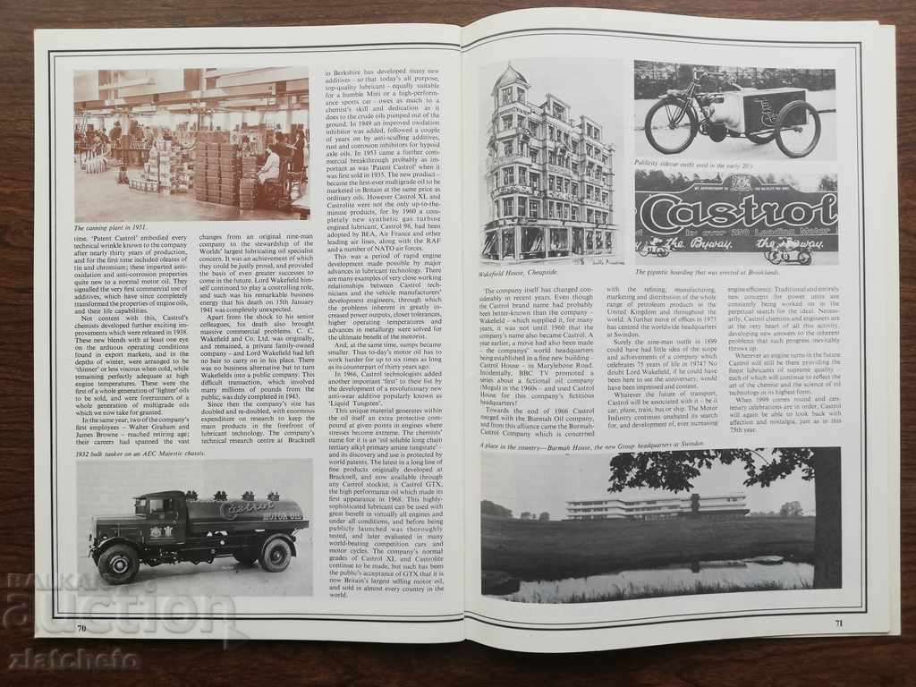 Delivery of CASTROL. WHEELS, WINGS AND WATER. 75 YEARS OF ACHIEVEMENT Delivery of CASTROL. WHEELS, WINGS AND WATER. 75 YEARS OF ACHIEVEMENT