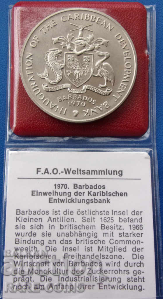 Δημοπρασία Μπαρμπάντος 4 $ 1970 εξαιρετικά σπάνιο πρωτότυπο