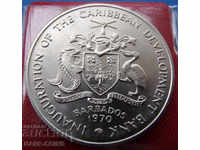 Barbados $ 4 1970 Extremly Rare Original