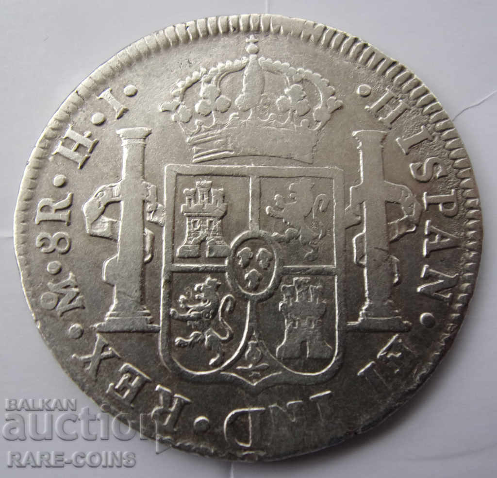 Spain - Peru Thaler 1810 Very Rare Original