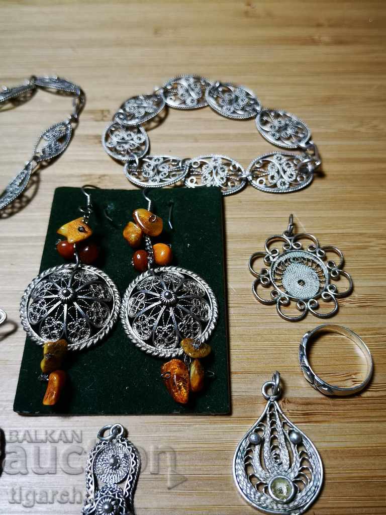 Old silver jewelry with price 120.00 BGN | € 61.36 Old silver jewelry with price 120.00 BGN | € 61.36