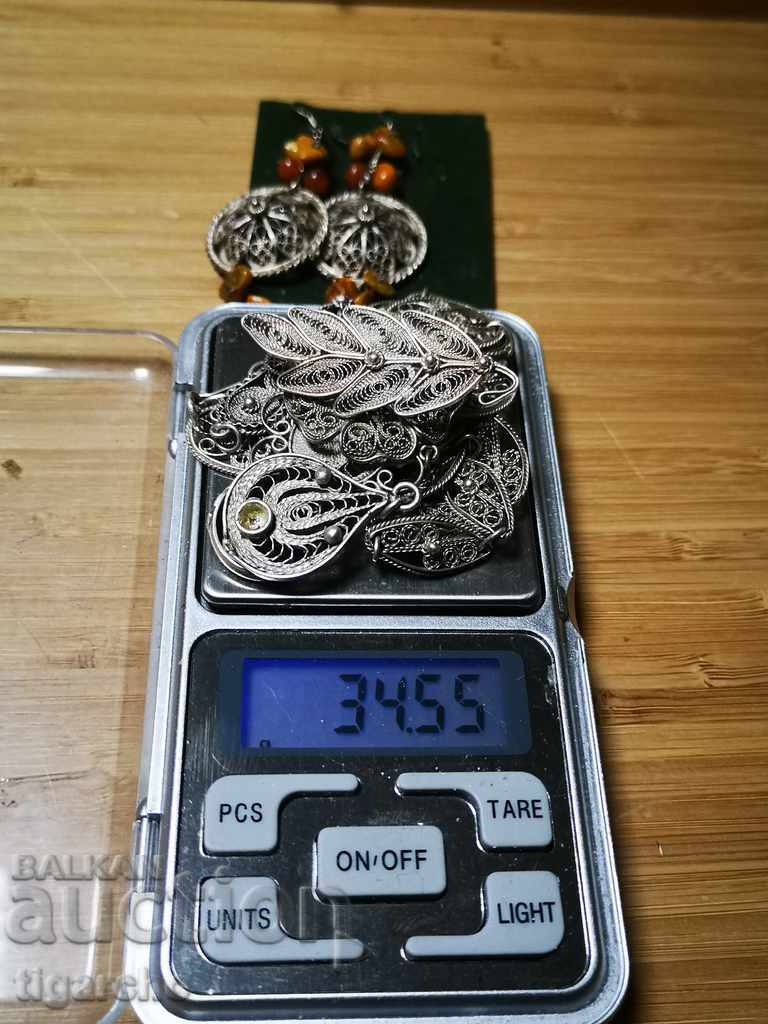 Auction Old silver jewelry Auction Old silver jewelry