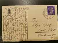 German Reich, ταξιδεύοντας ταχυδρομική κάρτα