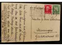 German Reich, ταξιδεύοντας ταχυδρομική κάρτα