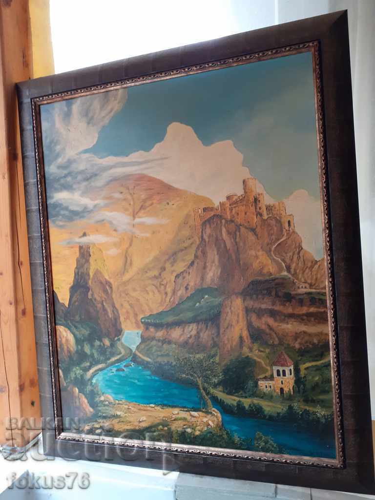 Huge master oil painting on canvas - signature with price 2900.00 BGN | € 1482.75 Huge master oil painting on canvas - signature with price 2900.00 BGN | € 1482.75