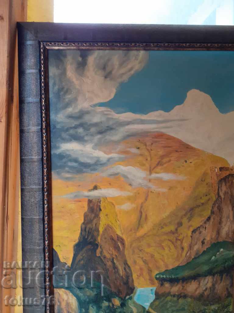 Auction Huge master oil painting on canvas - signature Auction Huge master oil painting on canvas - signature