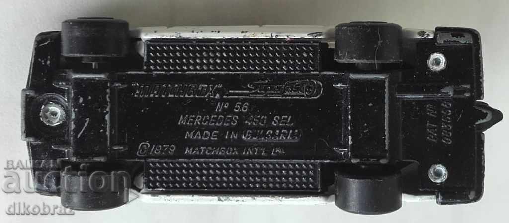 Mercedes / Mercedes 450 SEL - Matchbox / Bulgaria - 1979 with price 39.00 BGN | € 19.94 Mercedes / Mercedes 450 SEL - Matchbox / Bulgaria - 1979 with price 39.00 BGN | € 19.94