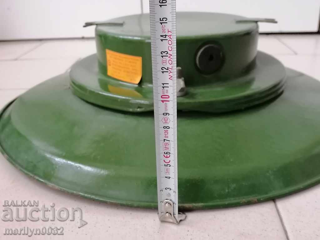 Auction Old industrial lamp from the dungeon of the People's Republic of Bulgaria Auction Old industrial lamp from the dungeon of the People's Republic of Bulgaria