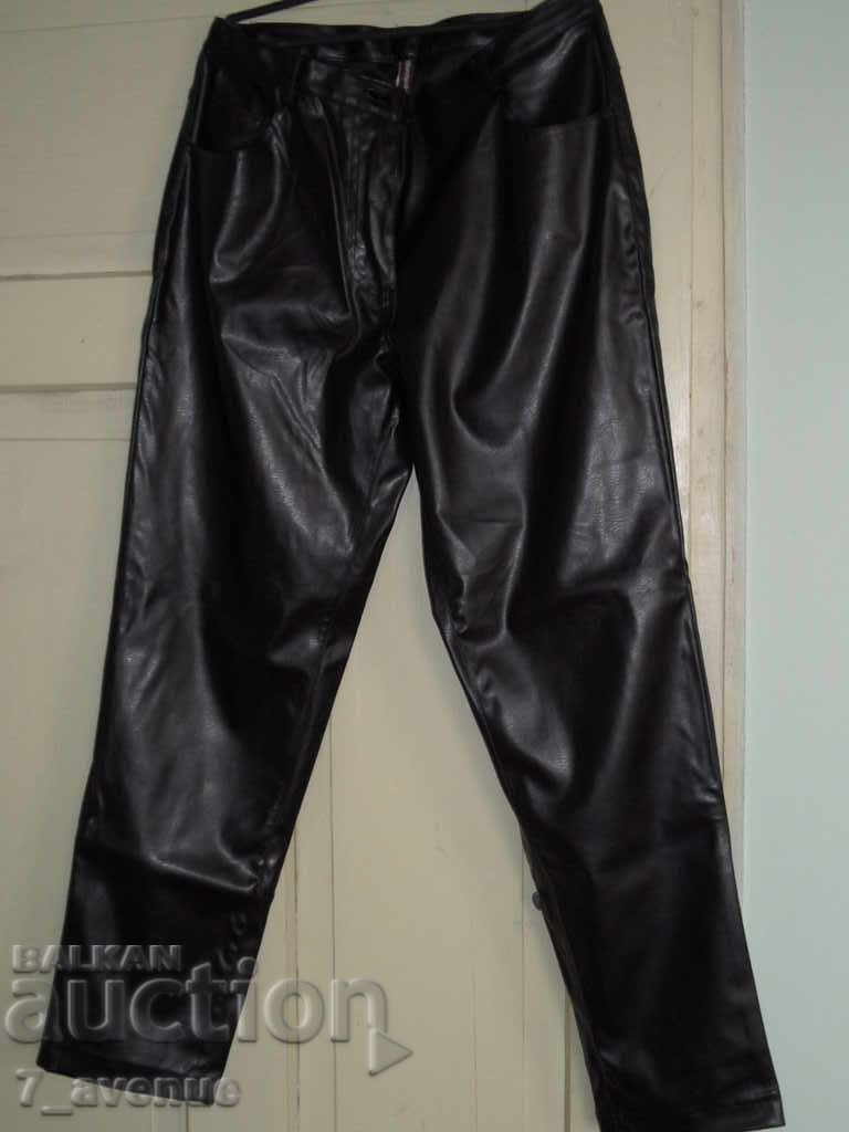 TROUSERS, for ladies in lilac, exc. leather, nom 46
