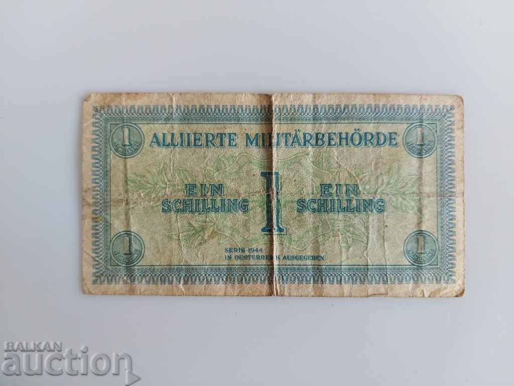 Auction 1944 1 SCHILLING BANKNOTE AUSTRIA SCHILLING Auction 1944 1 SCHILLING BANKNOTE AUSTRIA SCHILLING