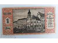 1921 50 PFENNIGE GERMANY PFENNING BANKNOTE