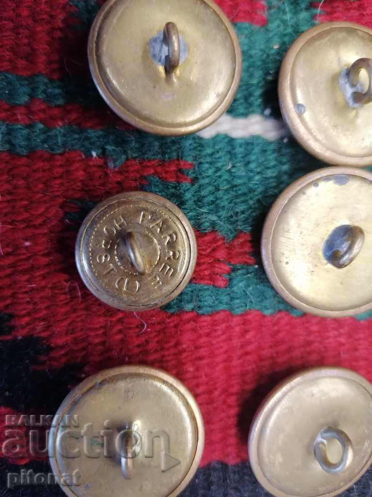 Auction  Lot of antique military buttons