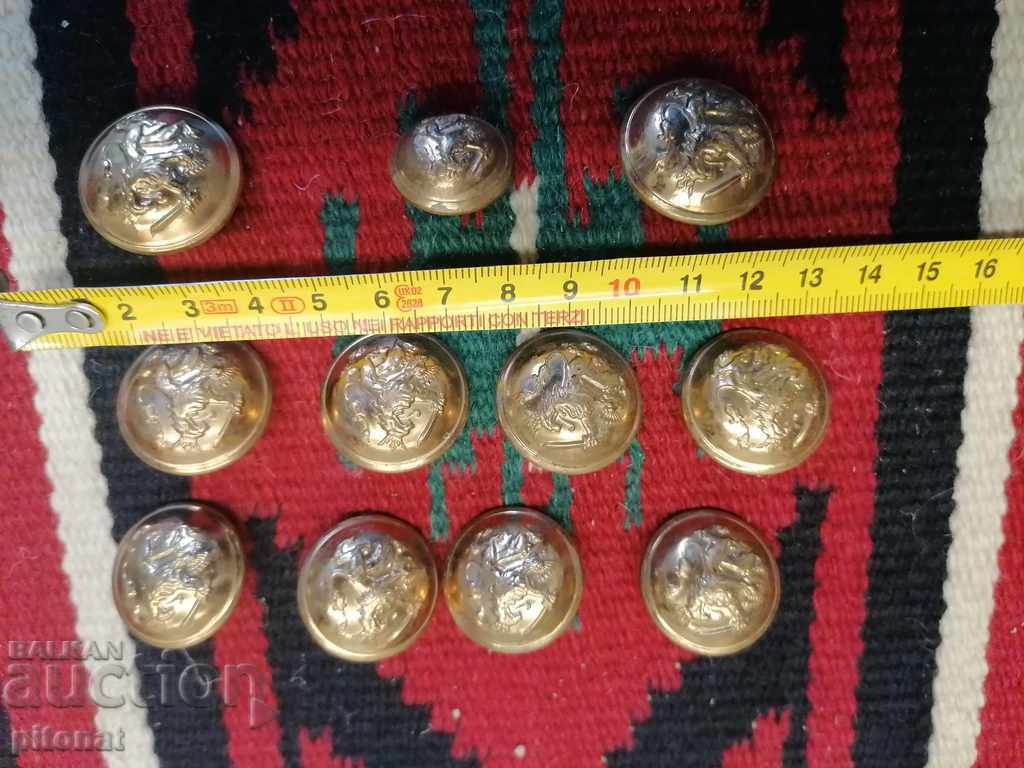 Delivery of Lot of antique military buttons