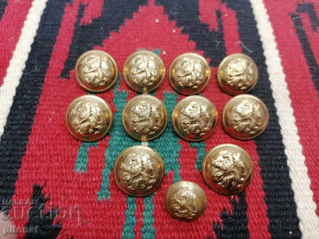 Lot of antique military buttons